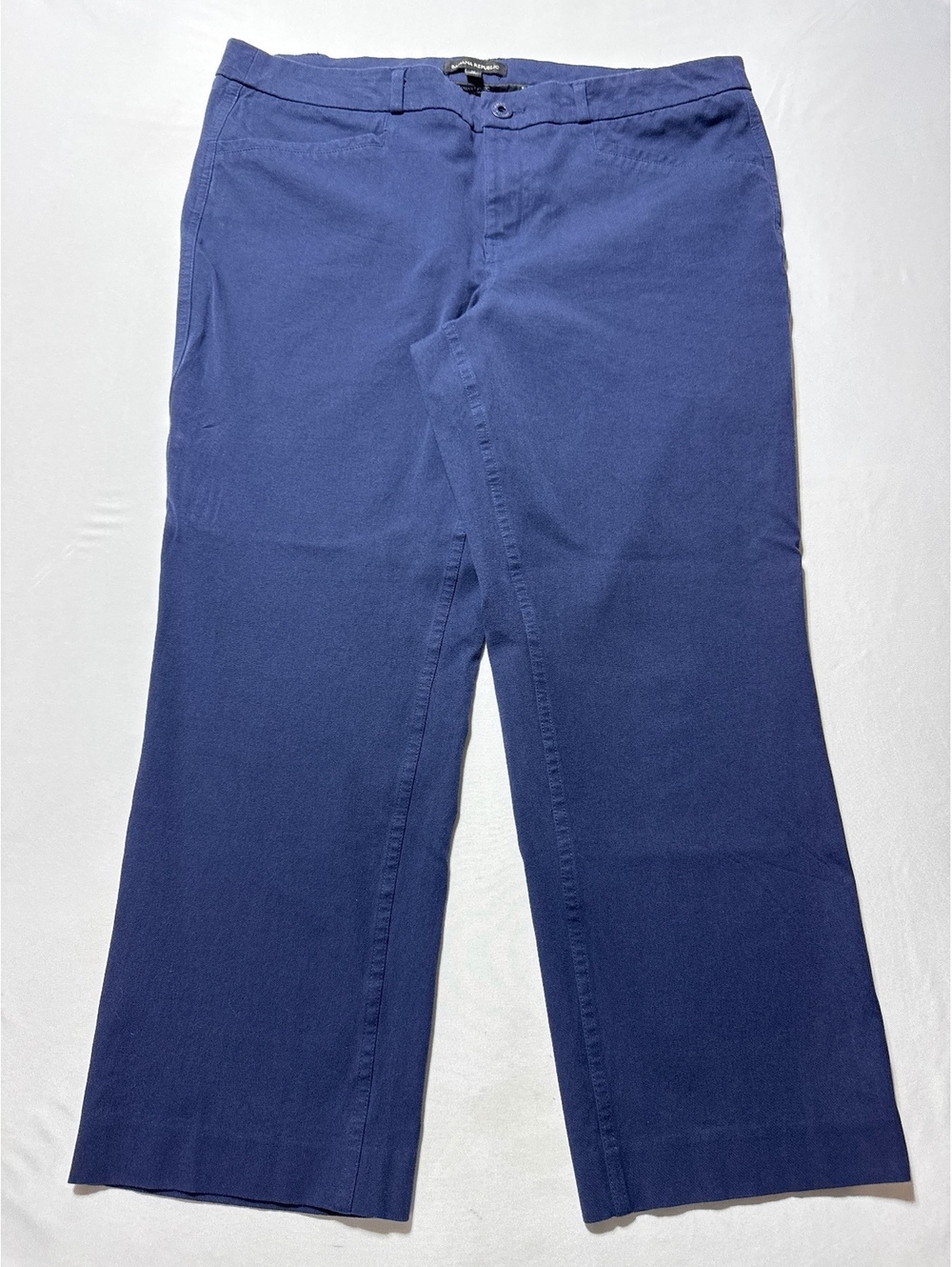 Banana Republic Navy Blue Classic Straight Pants Size 14 - A